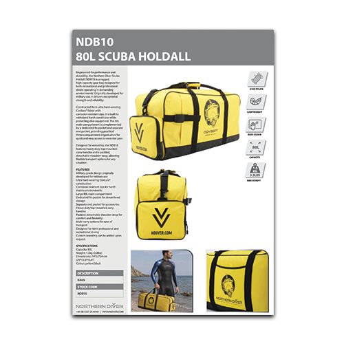 NDB10 Holdall Bag Datasheet